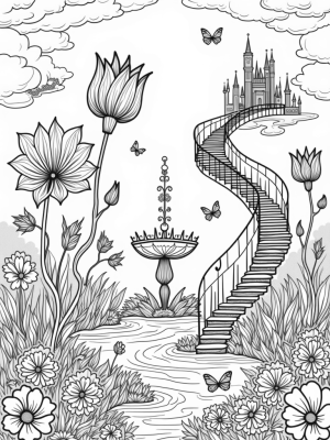 Garden of Crown Flowers and Candy Castle