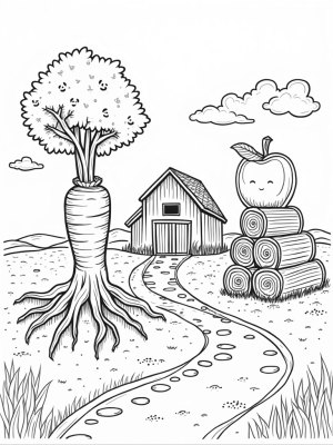 Giant Vegetables and an Apple Barn