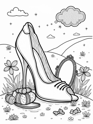Pastel High Heel House in Dreamland
