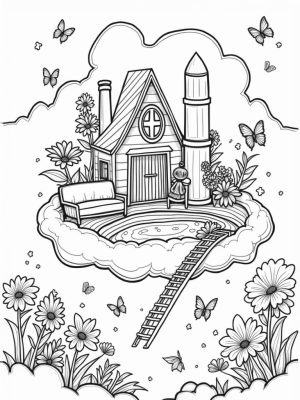 Dream House on a Cotton Candy Cloud