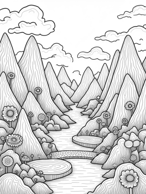 Geometric Mountains and Floating Ecosystems