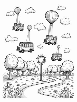 Floating Buses and Balloon Adventures