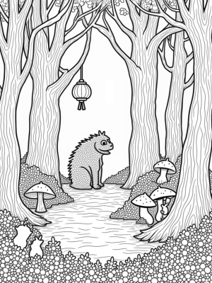 Enchanted Forest with Gruffalo's Face