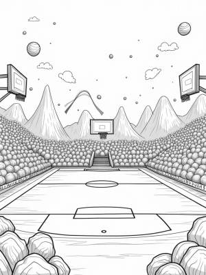 Sports Arena Extravaganza with Giant Sports Gear