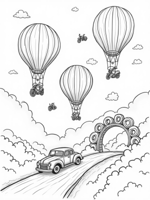 Hot Air Balloons Shaped Like Vehicles