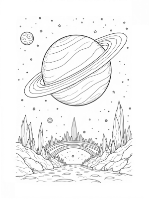 Galactic Fantasy: A Luminous Planet and Crystals