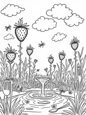 Oversized Strawberries and a Watermelon Oasis