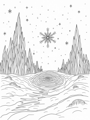Frozen Cathedral of Ice Crystals