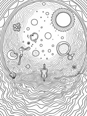 Kaleidoscopic Circles Dreamscape