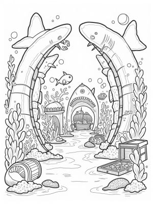 Underwater City of Coral Sharks