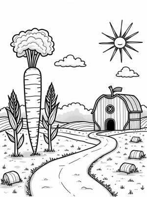 Giant Vegetables and a Happy Apple Barn