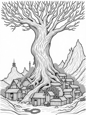 The Enchanted Tree and Village of Secrets
