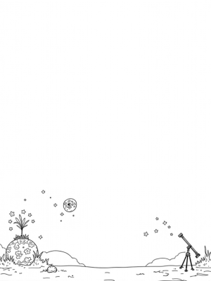 Cosmic Garden with Planets and Comets