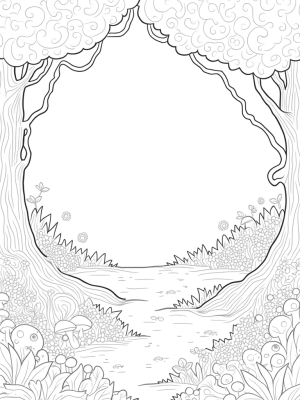 Magical Forest Floor with Enchanted Creatures