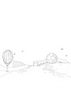Giant Sports Equipment Playground