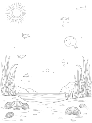 Underwater Symphony with Dolphins and Coral Reef