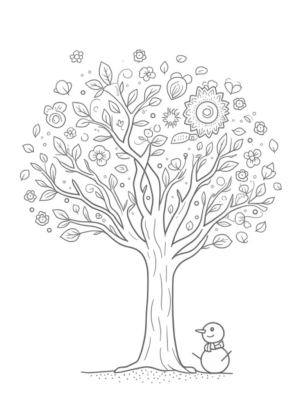 Seasons of a Whimsical Tree