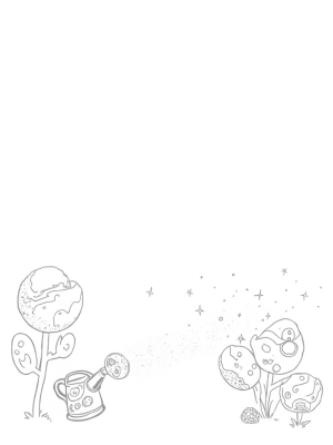Cosmic Garden of Planets and Comets