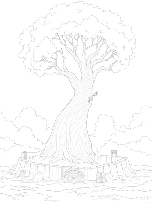 Colossal Tree and Fortress of Titans