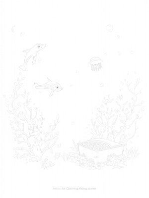 Underwater Garden with Musical Coral and Joyful Dolphins