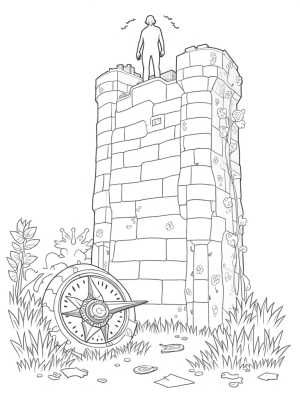 The Mysterious Stone Wall and Compass
