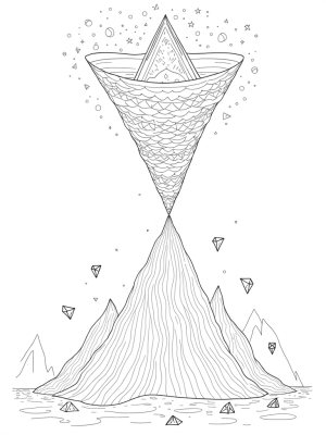 Swirling Triangles in a Colorful Vortex