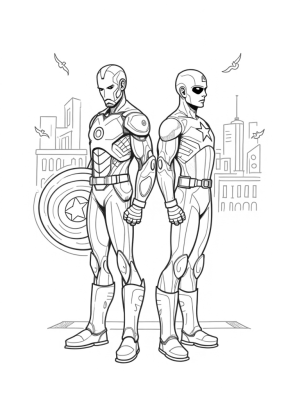 Iron Man and Captain America Team Up
