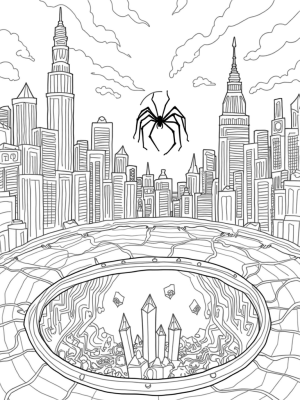 Twisting Skyscrapers and a Spider on the Moon