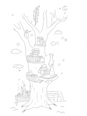 Magical Library in a Tree