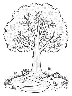Seasons of a Whimsical Tree