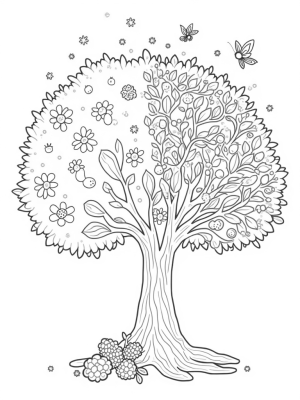 Seasons of a Whimsical Tree