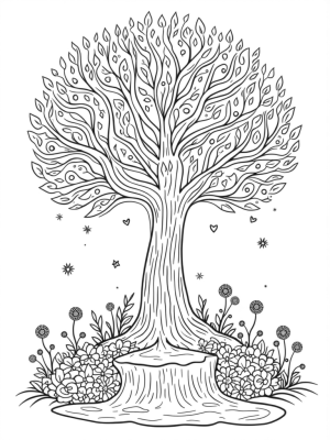Seasons of a Whimsical Tree