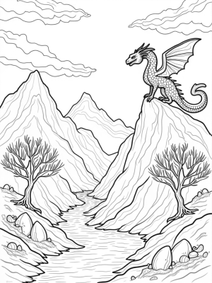 Dragons Among the Mystic Peaks