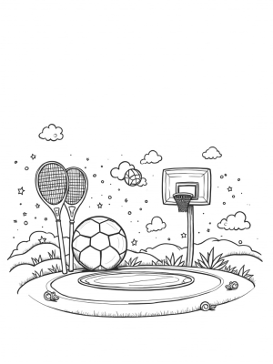 Giant Soccer Ball Sports Arena