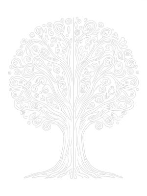 Four Seasons Tree Illustration