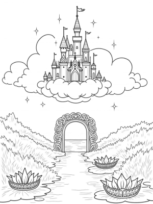 Majestic Castle in the Clouds