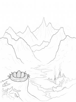 Dragon Scale Mountains and Crystal Nest