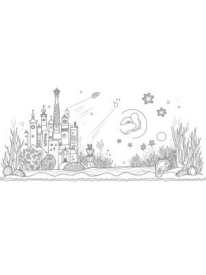 Underwater City of Musical Coral Towers