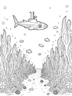 Underwater City of Coral and Seashells