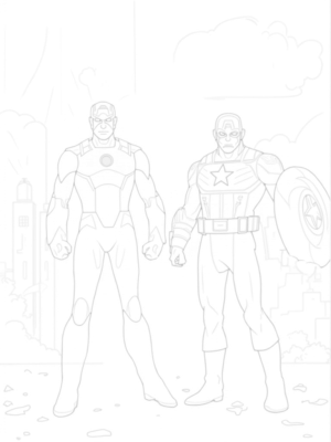 Iron Man and Captain America Unite in Battle