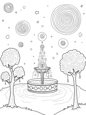 Cosmic Carousel of Mandala Circles