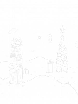 Gingerbread House Holiday Village