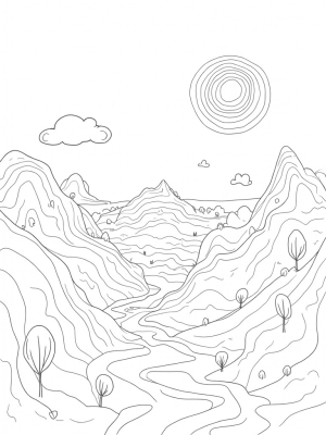 Geometric Hills and Musical Note Trees