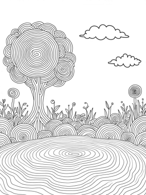 Circles of Joy in a Garden