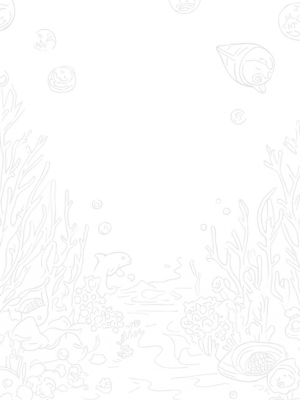 Dolphins and an Underwater Garden