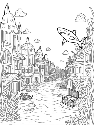 Underwater City of Coral Sharks