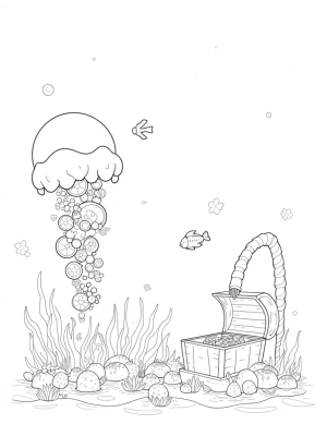 Underwater Boba Garden with Jellyfish Pearls