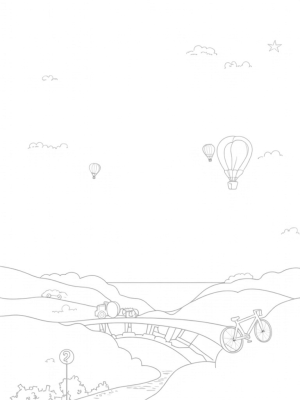 Floating Hot Air Balloons of Vintage Vehicles