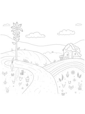 Oversized Vegetables and a Cabbage Barn Landscape