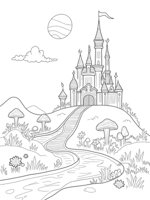 Candy Castle and Chocolate Bridge